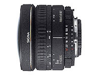 Lens Sigma 8 mm f/4 EX DG Fisheye